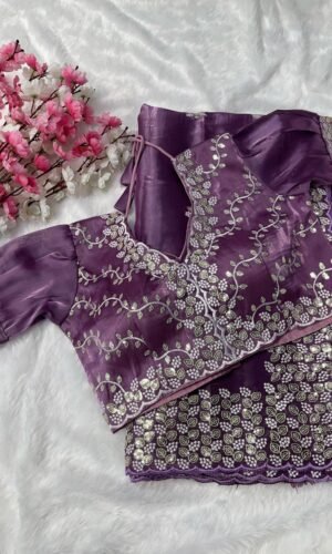 Beautiful Designer Soft Pure Soft Jimmy Choo Sequence Saree